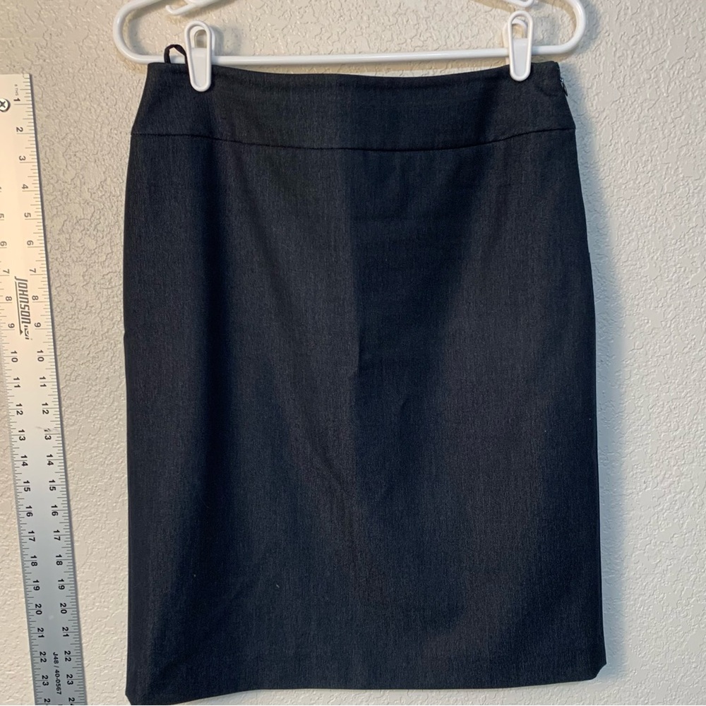 Alex Marie Elegant dark blue almost  Black  denim look Pencil Skirt